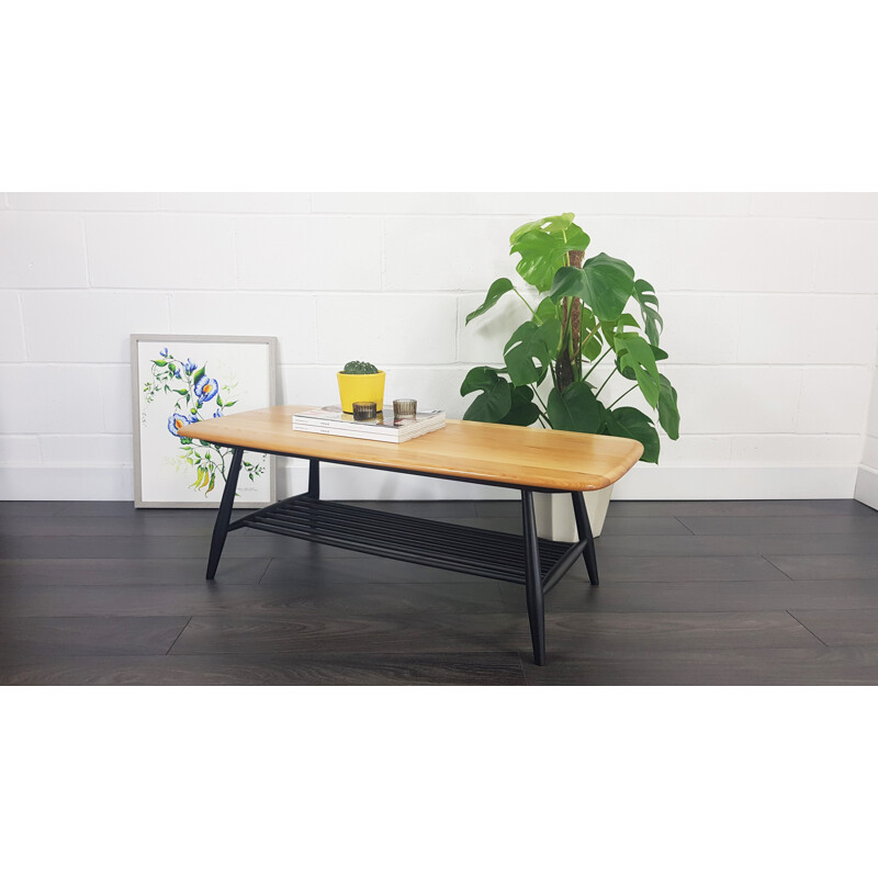 Vintage British coffee table by Lucian Ercolani for Ercol