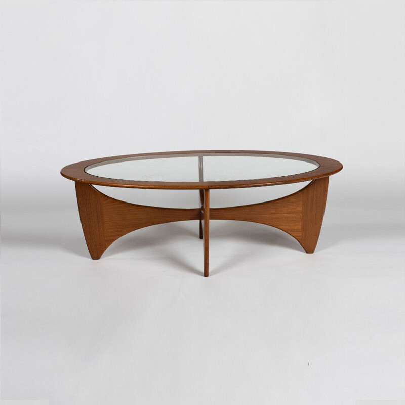 Vintage G-Plan oval coffee table in teak