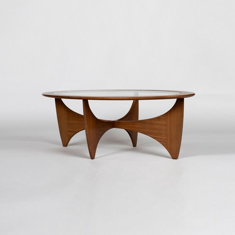 Vintage G-Plan oval coffee table in teak