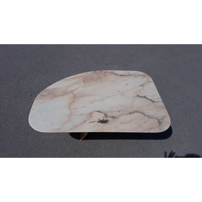 Vintage marble coffee table 1980