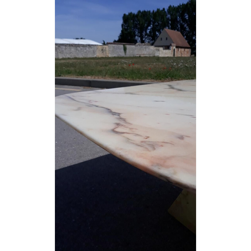 Vintage marble coffee table 1980