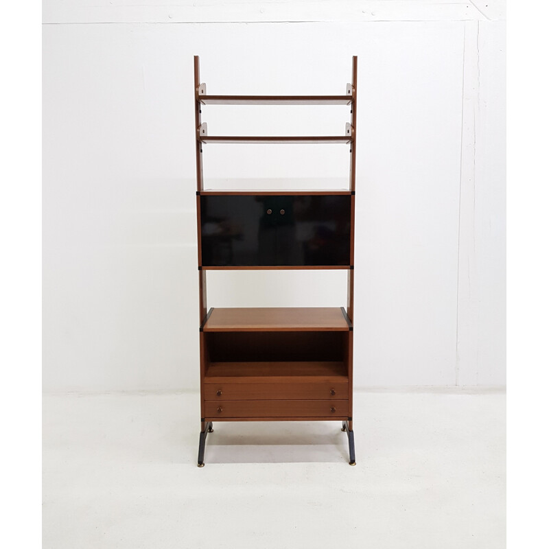 Vintage teak wall library by AV ARREDAMENTI CONTEMPORANEI 1960