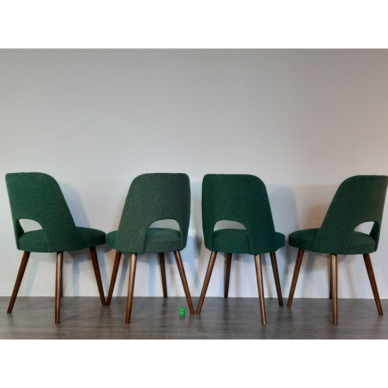 Set of 4 chairs 5152 by Oswald Haerdtl for TON 1962