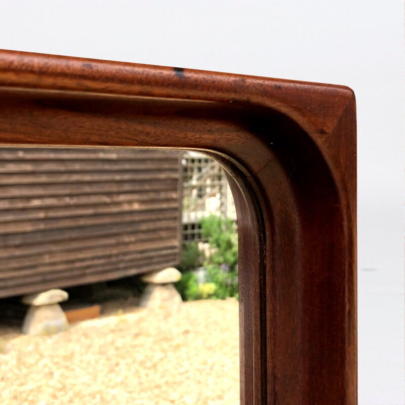 Vintage teak mirror from the 50s 