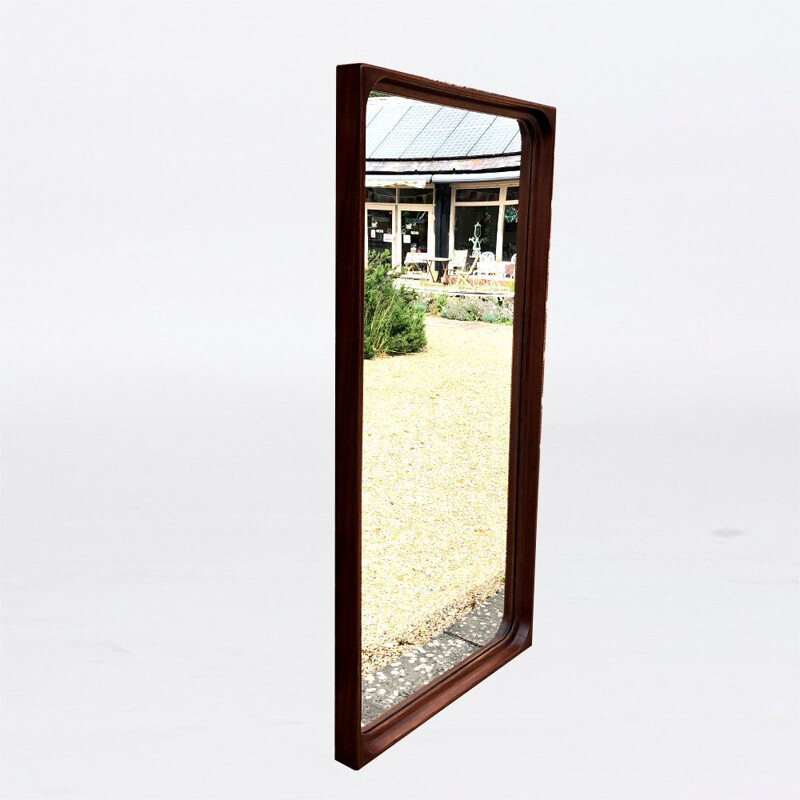 Vintage teak mirror from the 50s 