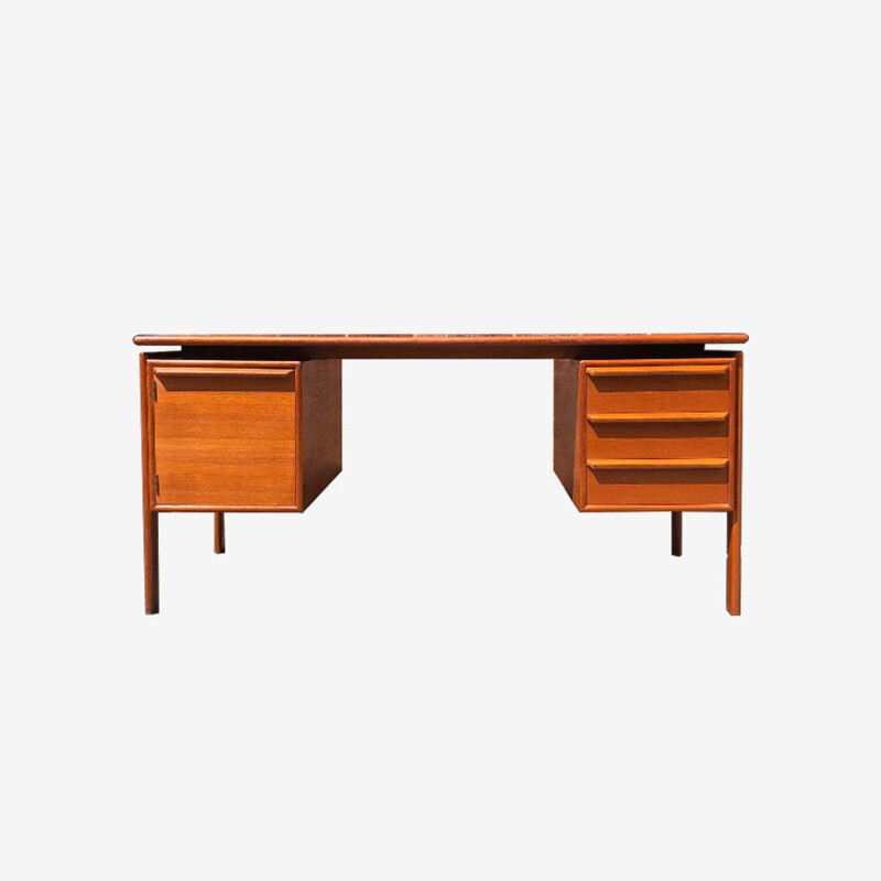 Vintage teak desk by GV Gasvig, 1960