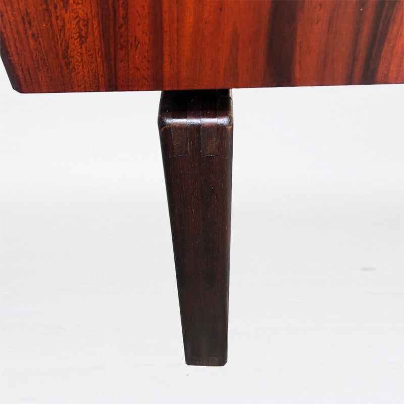 Vintage rosewood pot by Kai Kristiansen for Salin Mobler, Denmark 1960