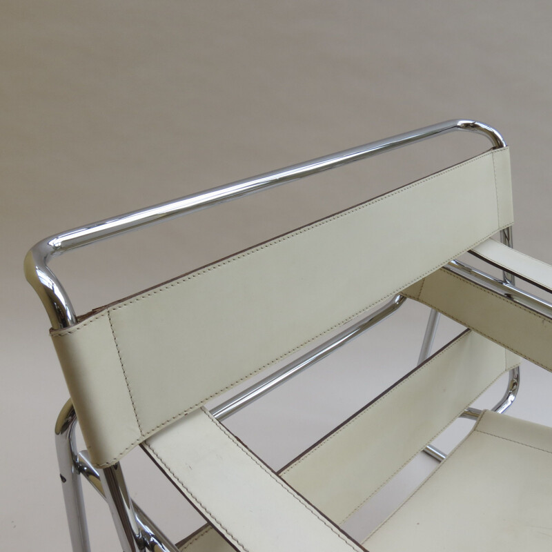 Chaise vintage Wassily par Marcel Breuer pour Gavinan Italie,1968
