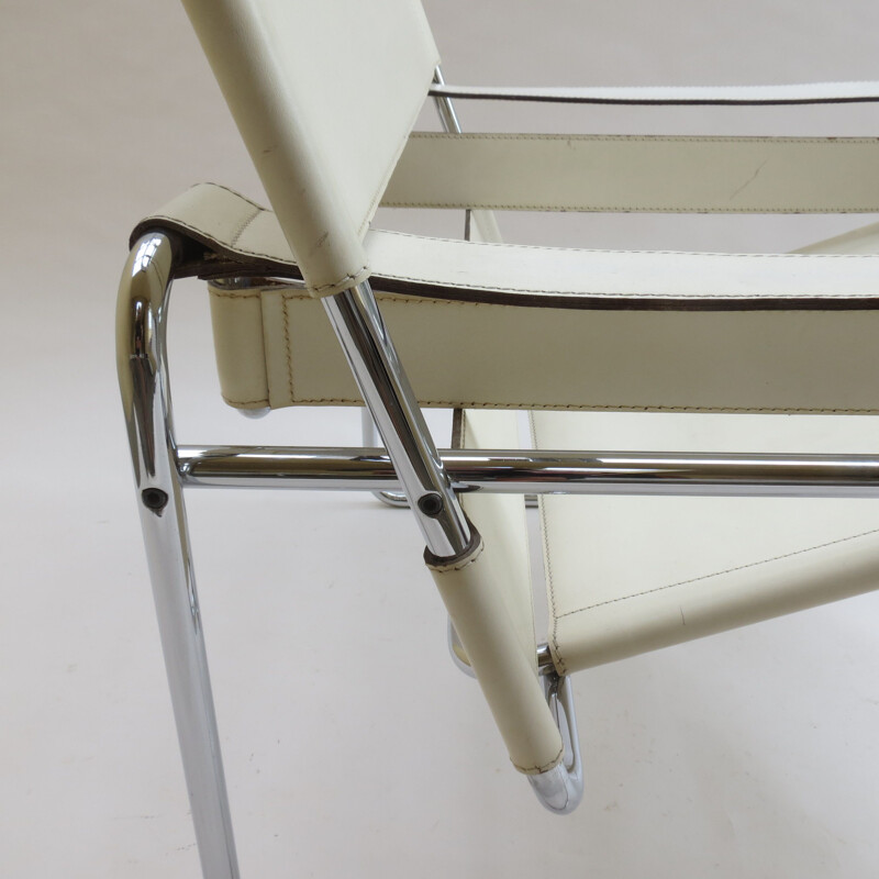 Chaise vintage Wassily par Marcel Breuer pour Gavinan Italie,1968