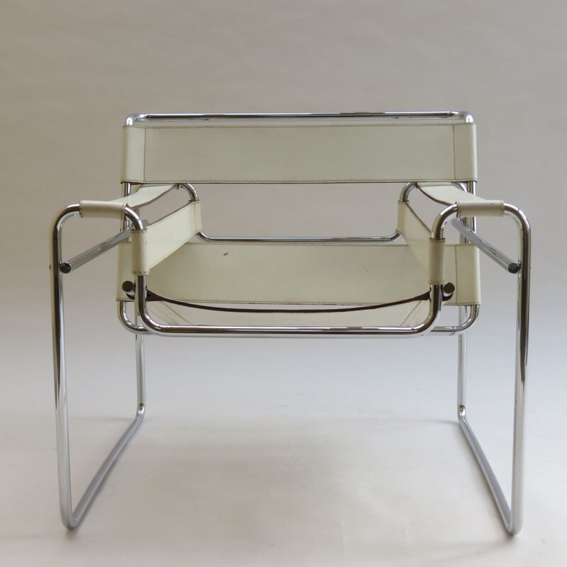 Chaise vintage Wassily par Marcel Breuer pour Gavina,Italie,1968