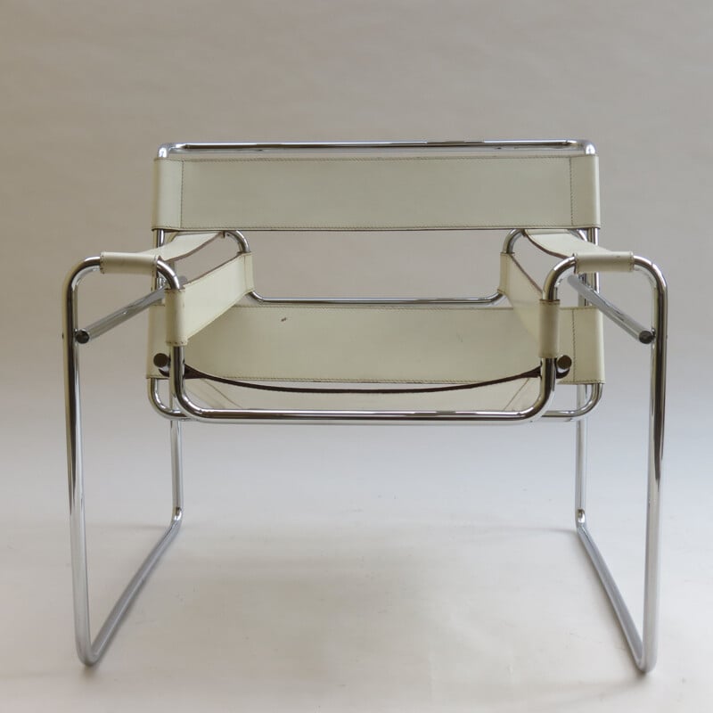 Vintage Wassily chair by Marcel Breuer for Gavina,Italy,1968