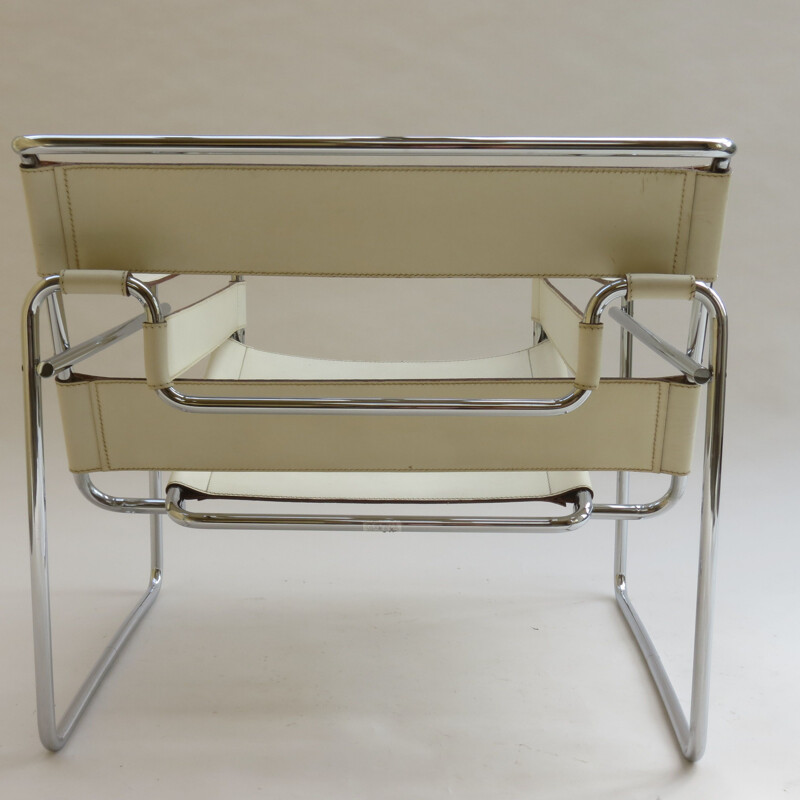 Chaise vintage Wassily par Marcel Breuer pour Gavina,Italie,1968