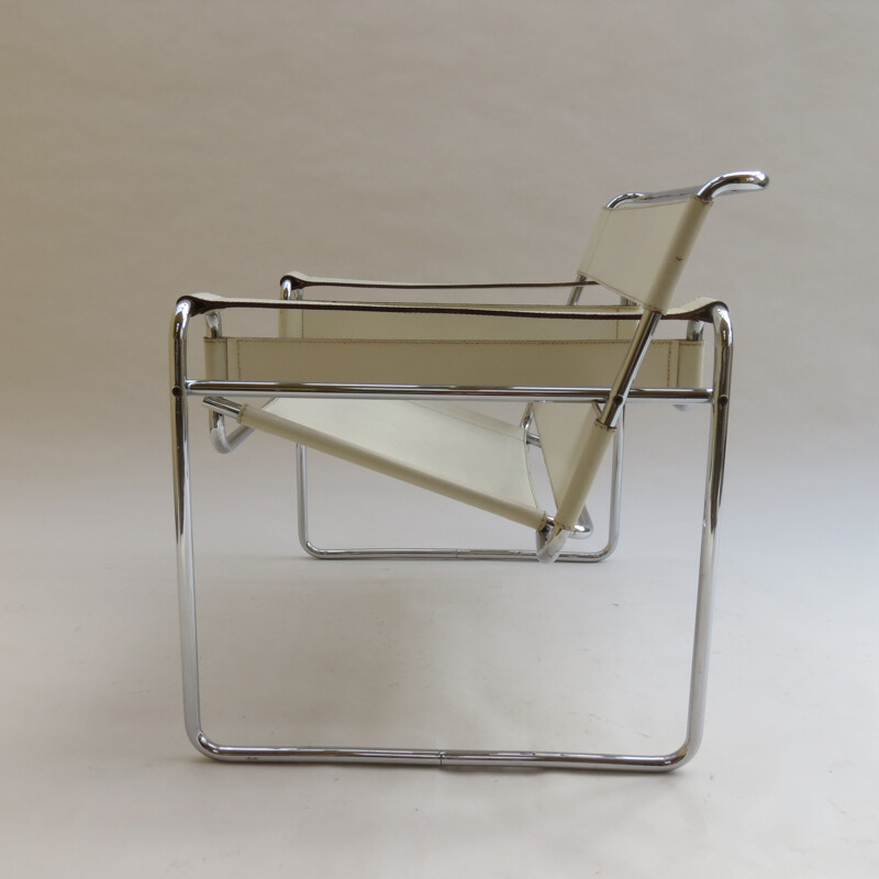 Vintage Wassily chair by Marcel Breuer for Gavina,Italy,1968