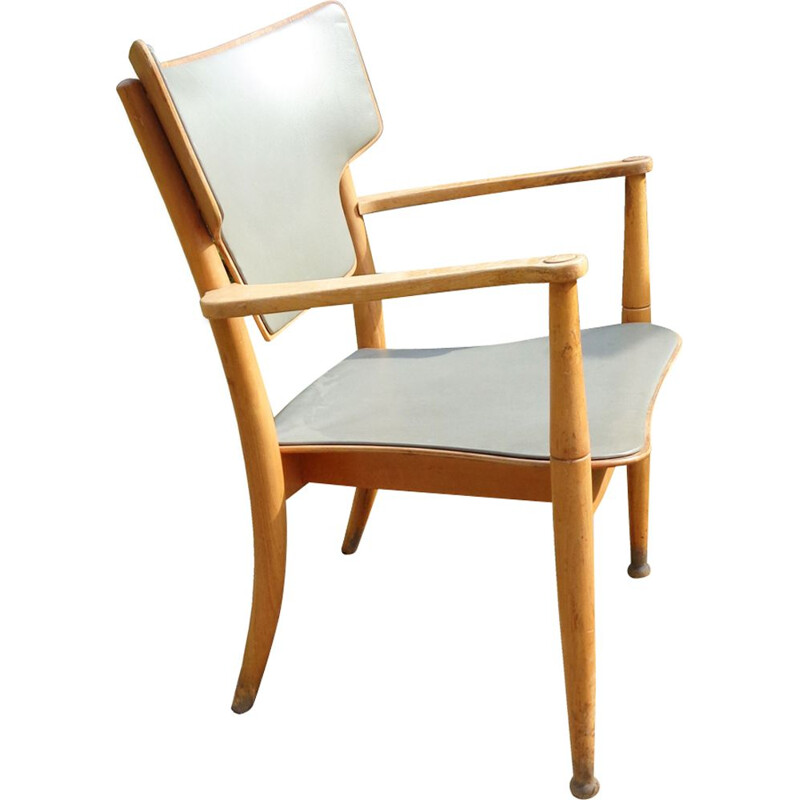 Cadeira Vintage Portex nº 111 de Hvidt e Mølgaard da década de 1940