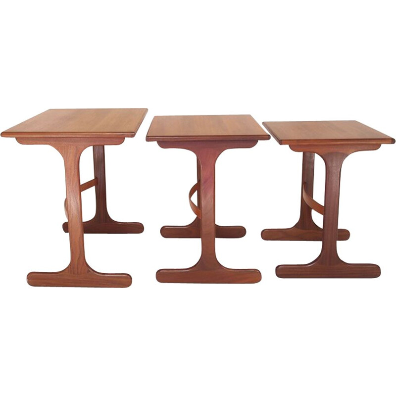 Vintage Scandinavian nesting table 1960