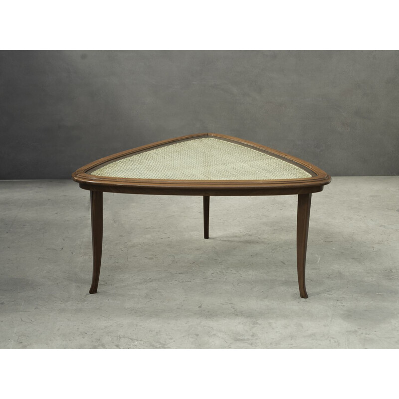 Table basse vintage en palissandre par Carlo Hauner et Martin Eisler