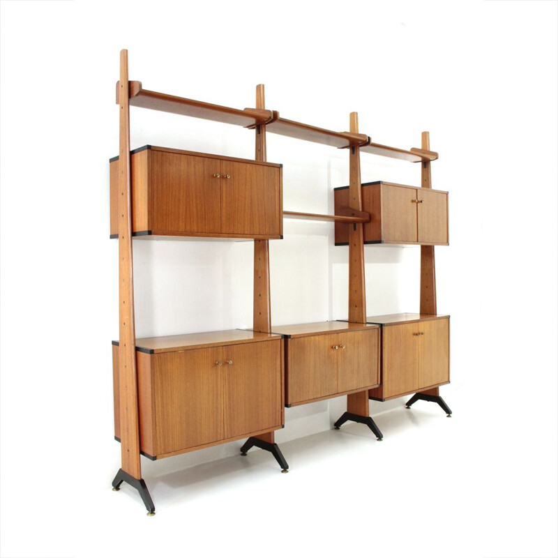 Italian vintage wall unit by AV Arredamenti Moderni