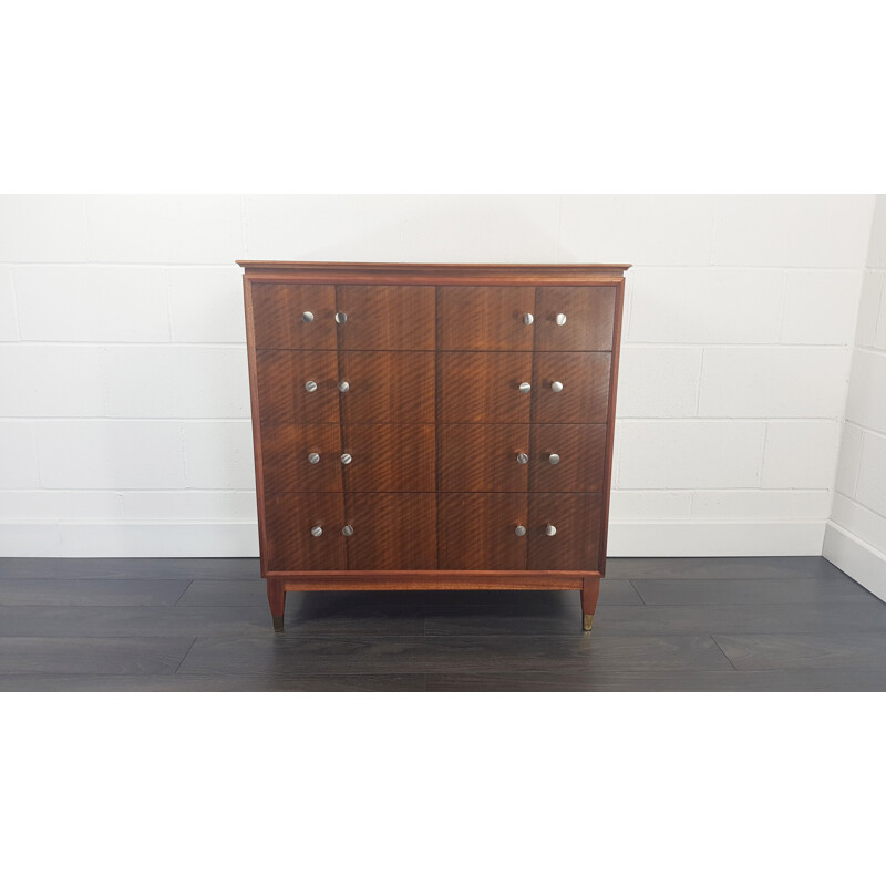 Tallboy vintage rosewood chest of drawers by Gimson and Slater