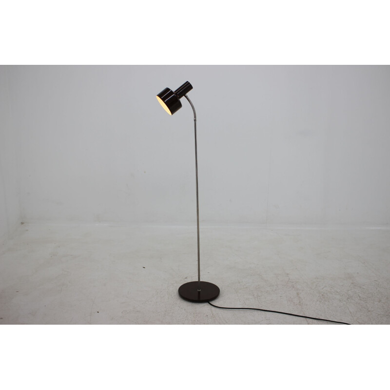 Vintage brown floor lamp in metal for Napako