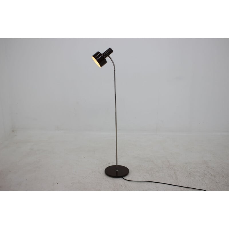 Vintage brown floor lamp in metal for Napako