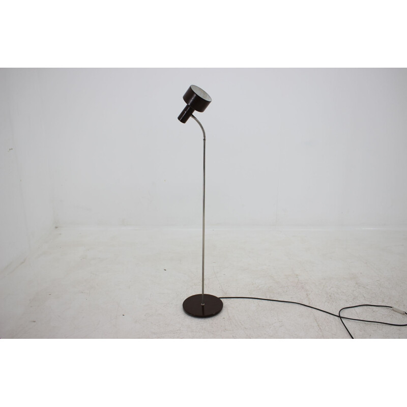 Vintage brown floor lamp in metal for Napako