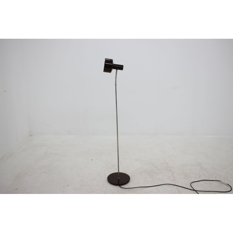 Vintage brown floor lamp in metal for Napako