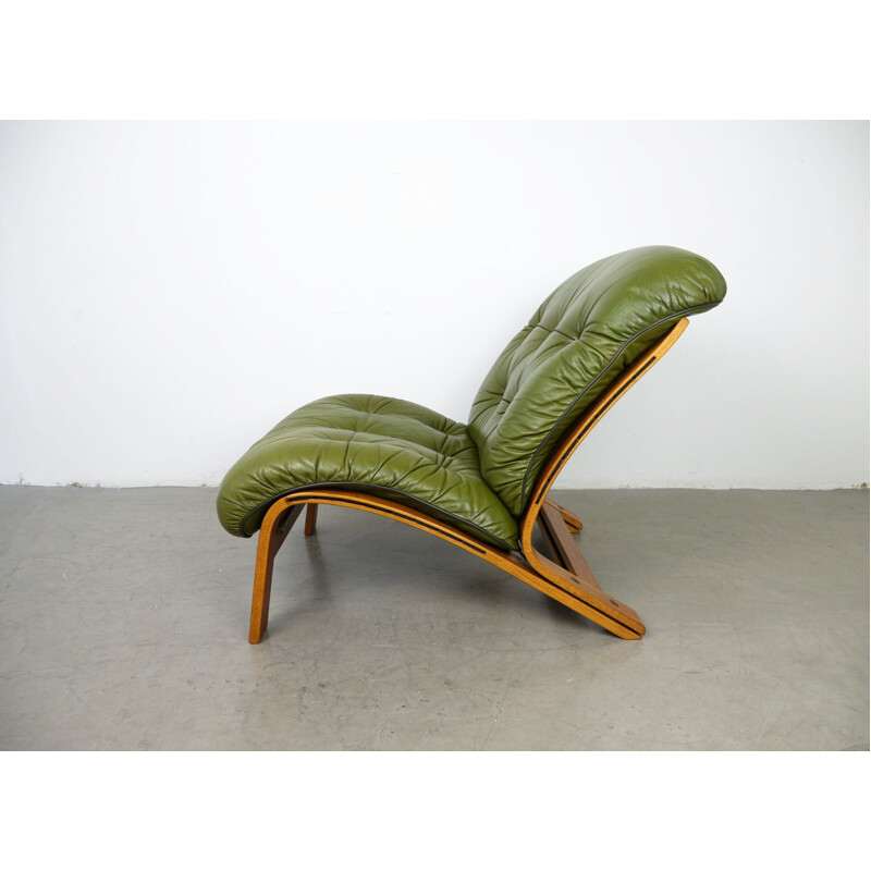 Vintage armchair by Elsa & Nordahl Solheim for Rybo Rykken & Co 1970s