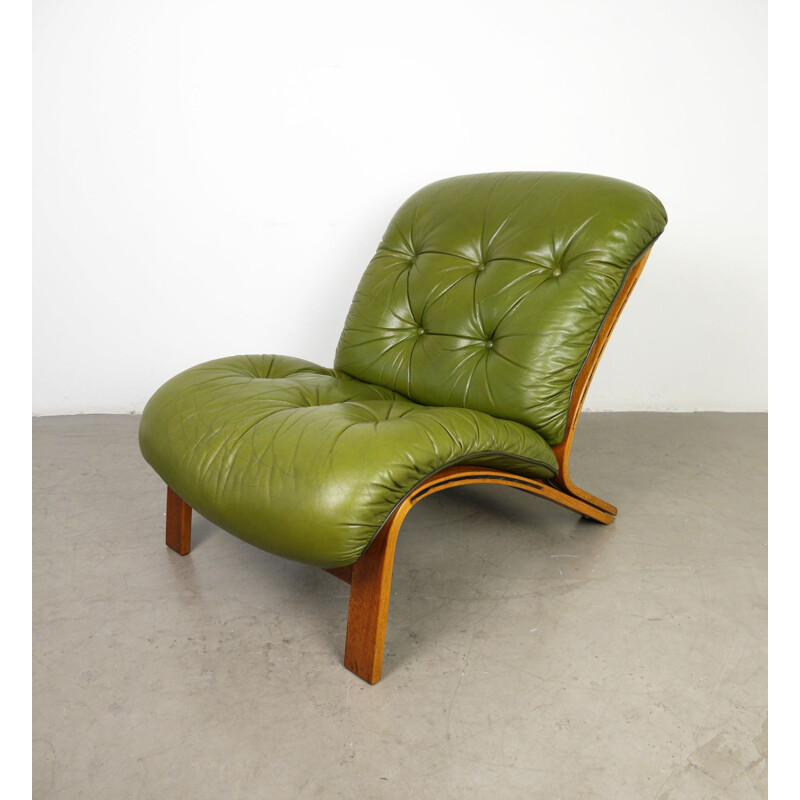 Vintage armchair by Elsa & Nordahl Solheim for Rybo Rykken & Co 1970s