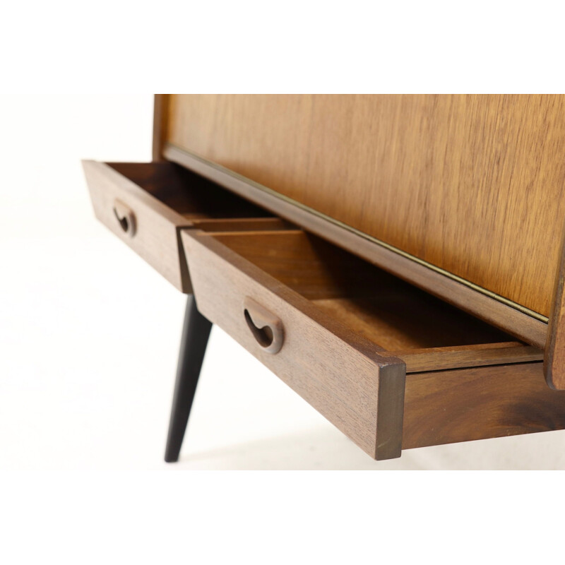 Vintage teak wall unit by Louis van Teeffelen for WeBe