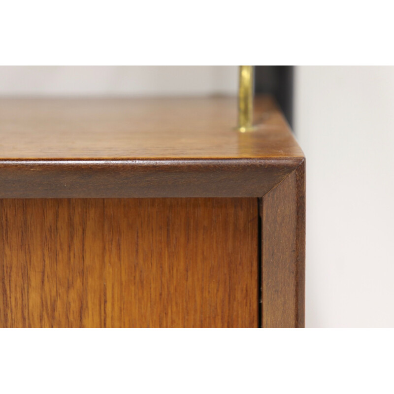 Vintage teak wall unit by Louis van Teeffelen for WeBe