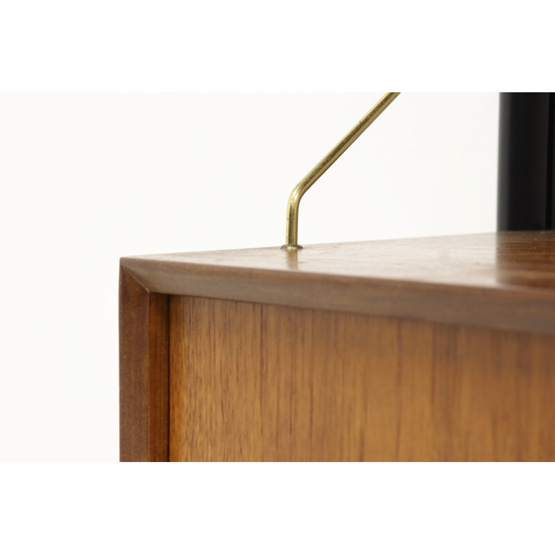 Vintage teak wall unit by Louis van Teeffelen for WeBe