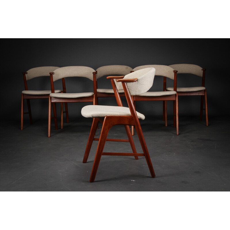 Set of 6 Scandinavian chairs - 1960s