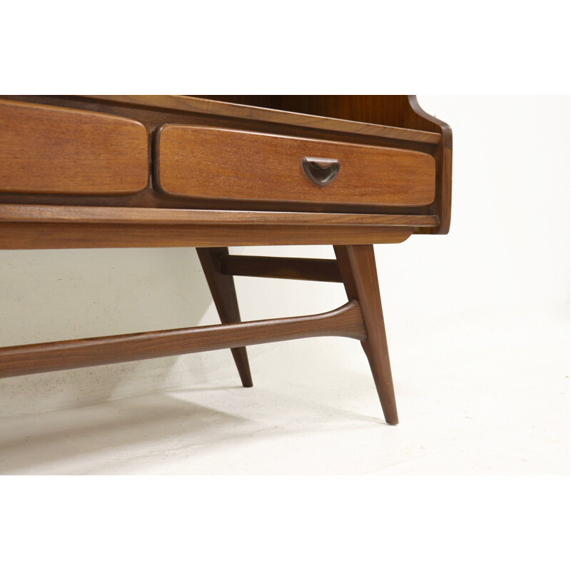 Buffet vintage en teck par Louis van Teeffelen pour WeBe