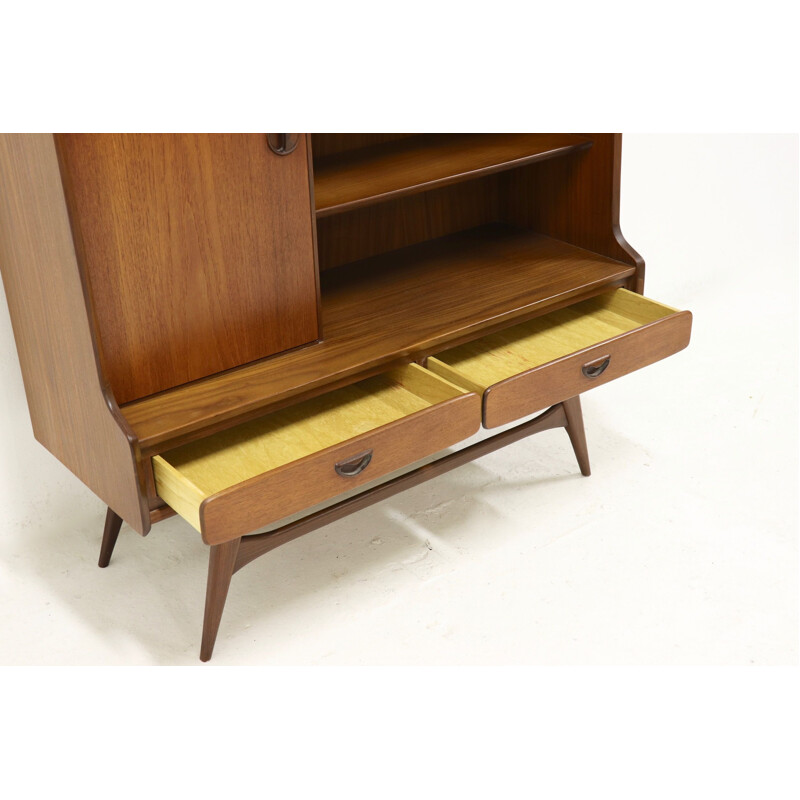 Vintage teak highboard by Louis van Teeffelen for WeBe