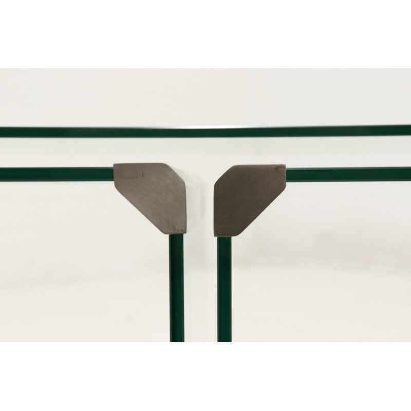 Suite de 3 tables vintage gigogne Gallotti et Radice Design italien
