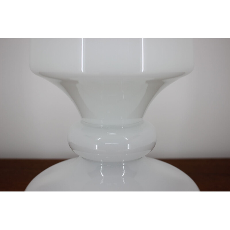 Vintage all glass table lamp, Stefan Tabery, 1970