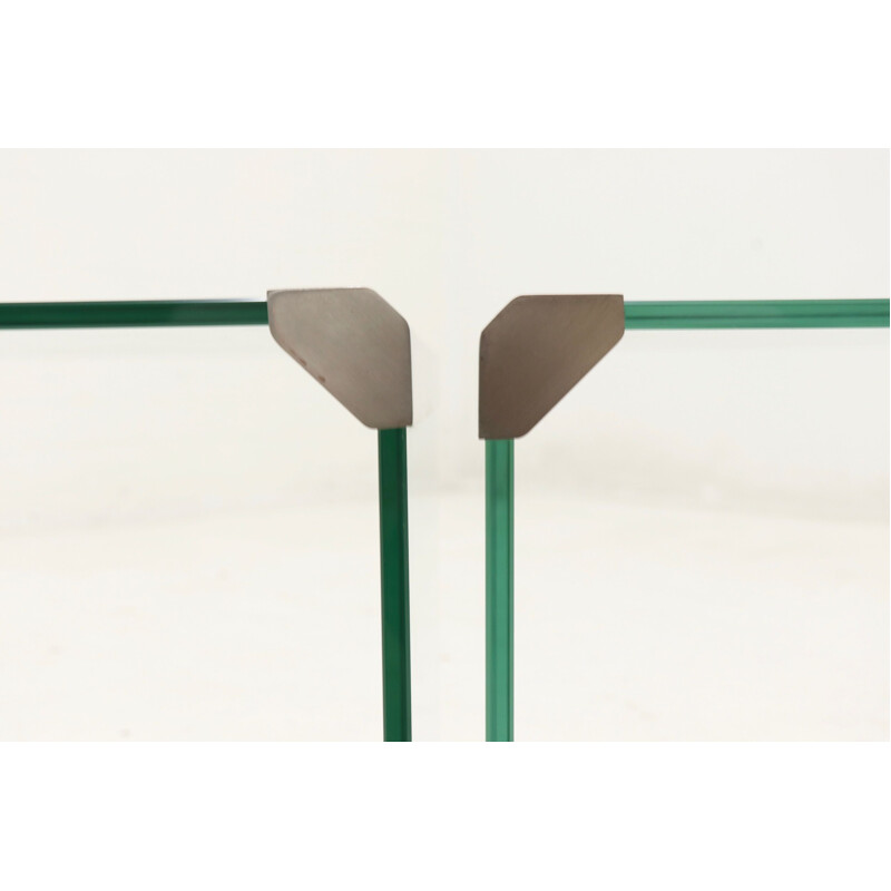 Set of 2 vintage Gallotti and Radice side tables Italian Design