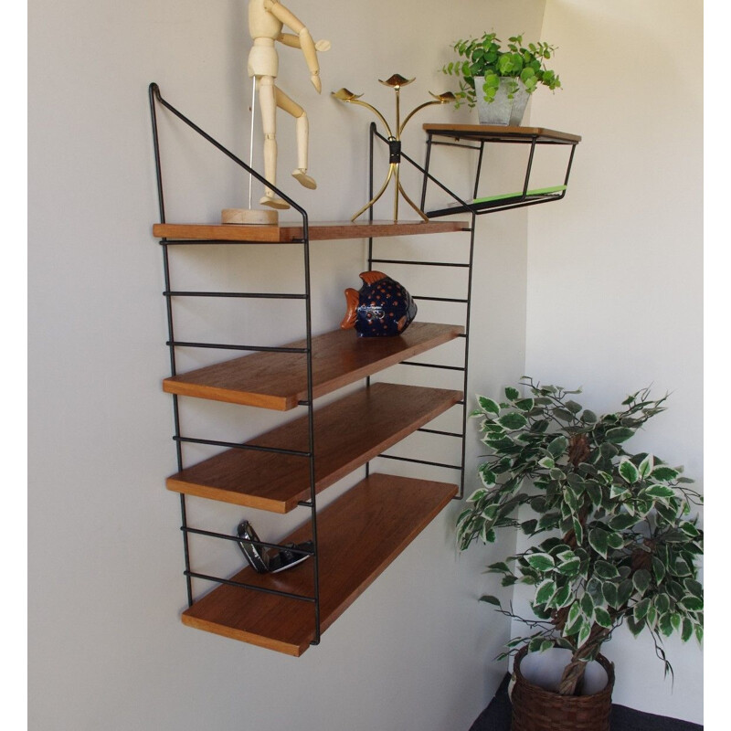 Vintage set of 2 String shelfs 1960