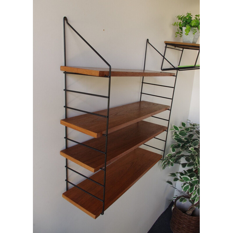 Vintage set of 2 String shelfs 1960