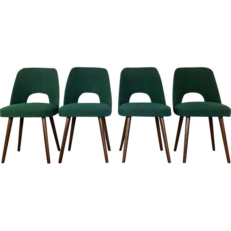 Set of 4 chairs 5152 by Oswald Haerdtl for TON 1962