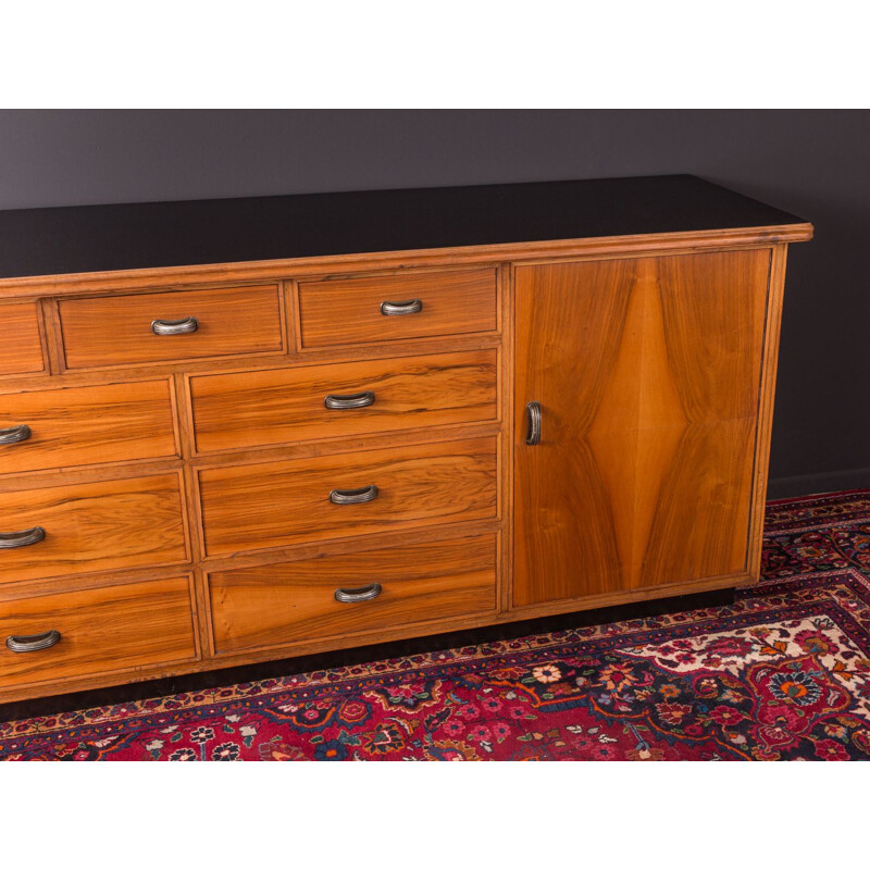 Vintage walnut sideboard 1950s