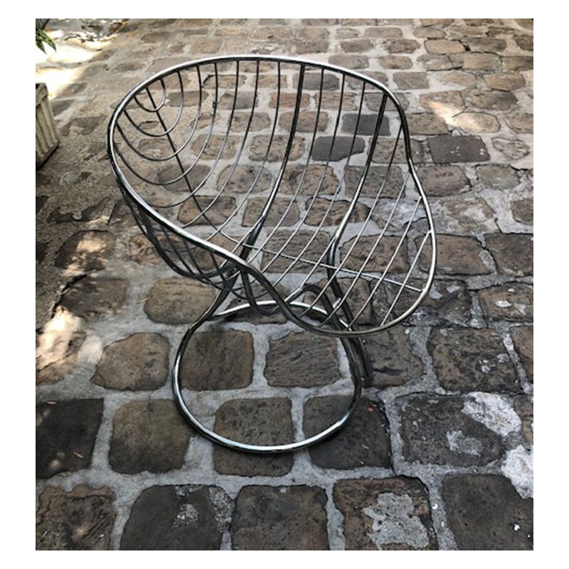 Vintage chair Gastone Rinaldi edition Rima Padova