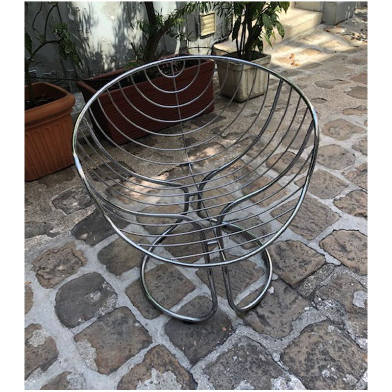 Vintage chair Gastone Rinaldi edition Rima Padova