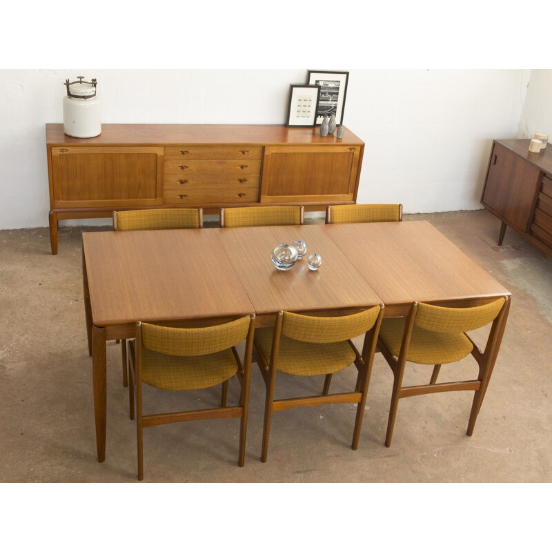 Bramin scandinavian dining table in teak, HW KLEIN - 1960s