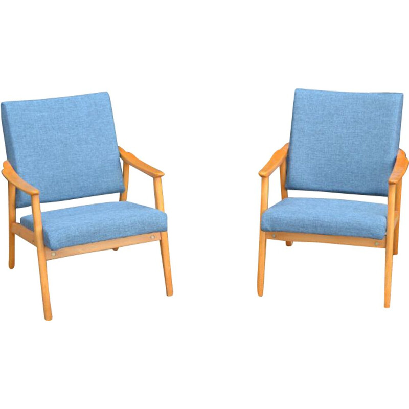 Pair of vintage Scandinavian armchairs