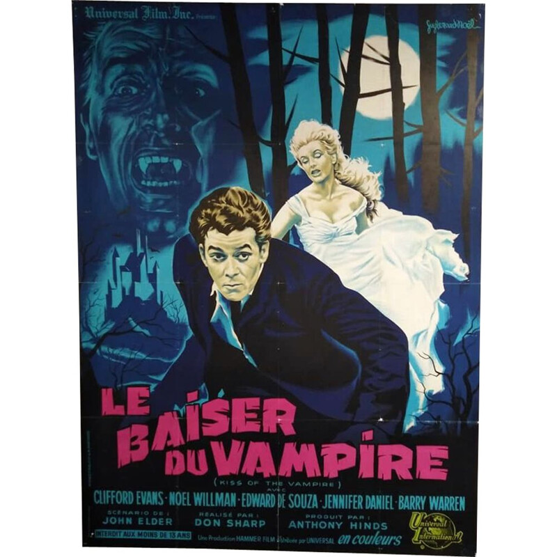 Vintage poster the kiss of the vampire