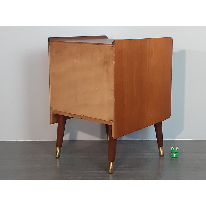 Vintage Norwegian teak chest of drawers