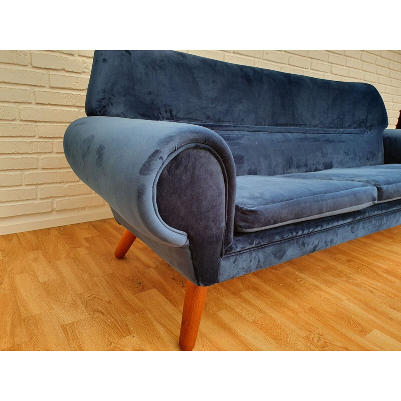 Vintage Kurt Østervig, Danish 3 seater sofa, model 14