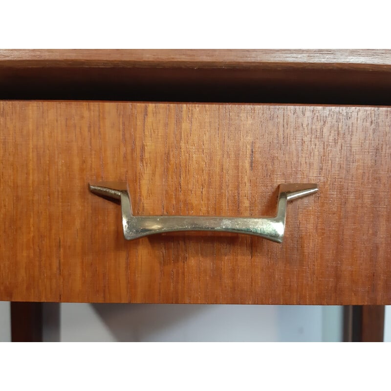 Pair of vintage Norwegian teak bedside table