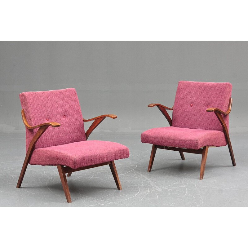 Pair of Danish armchairs - 1950s